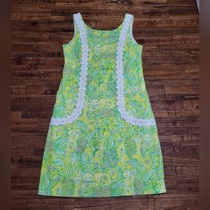 Lilly Pulitzer Crazy Cat House shift Dress
